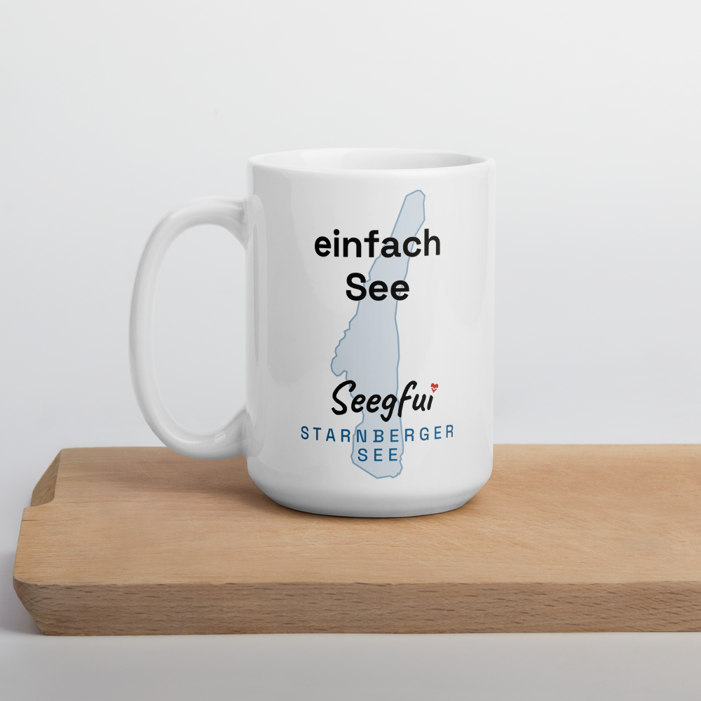 Spruch-Tasse Starnberger See – Mei See, mei Ruah — Ansicht 3