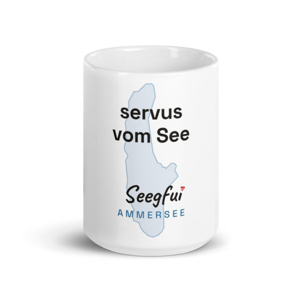 Spruch-Tasse Ammersee – Servus vom See