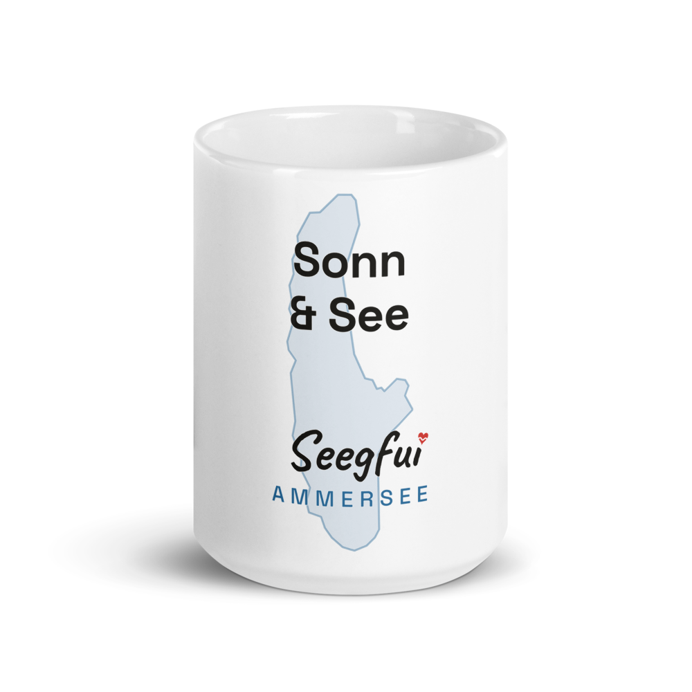 Spruch-Tasse Ammersee – Sonn und See (Front)