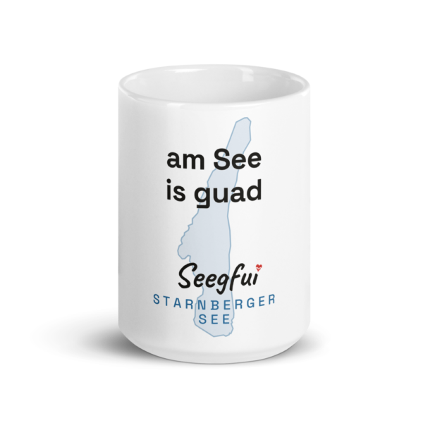 Spruch-Tasse Starnberger See – Am See is guad