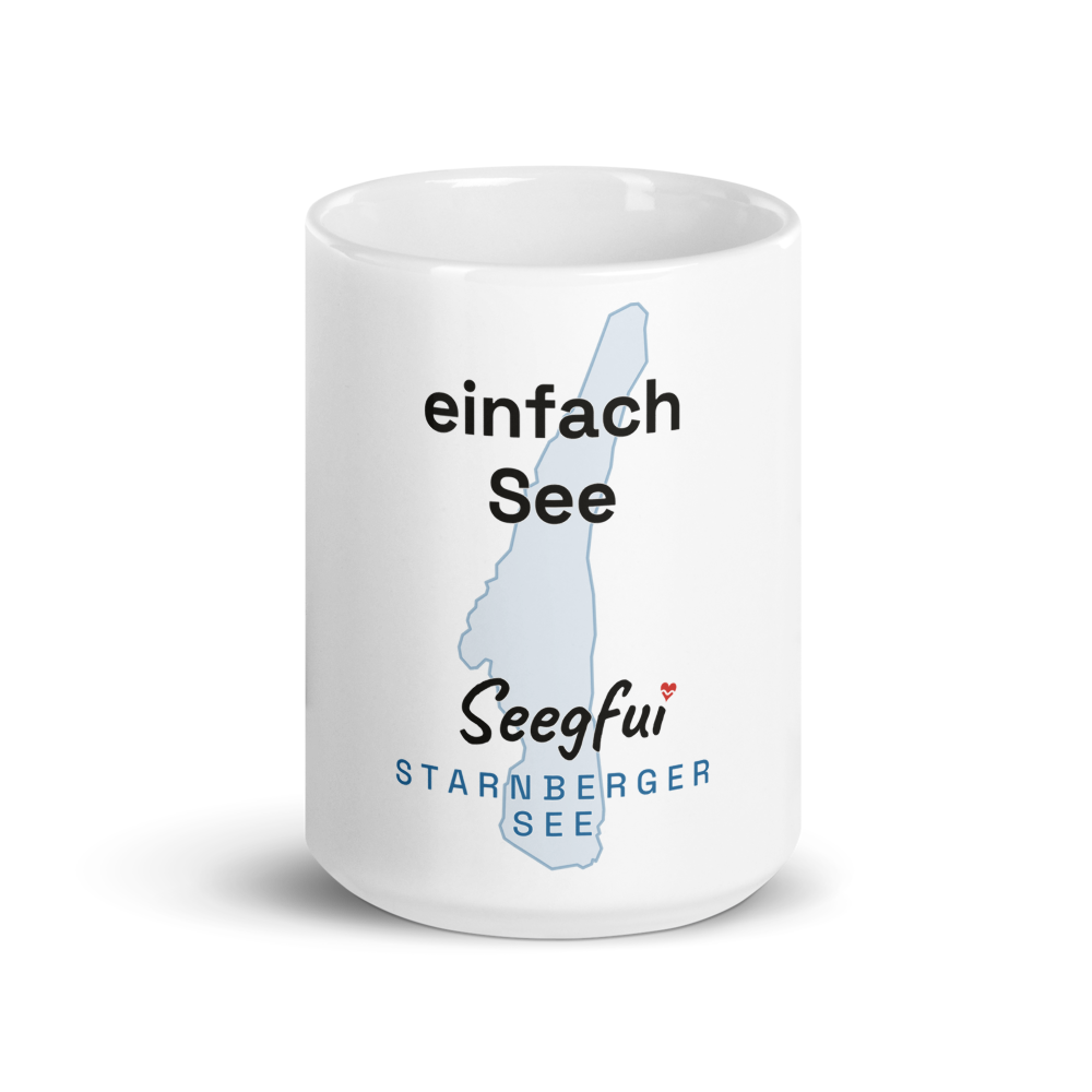 Spruch-Tasse Starnberger See – Einfach See (Front)