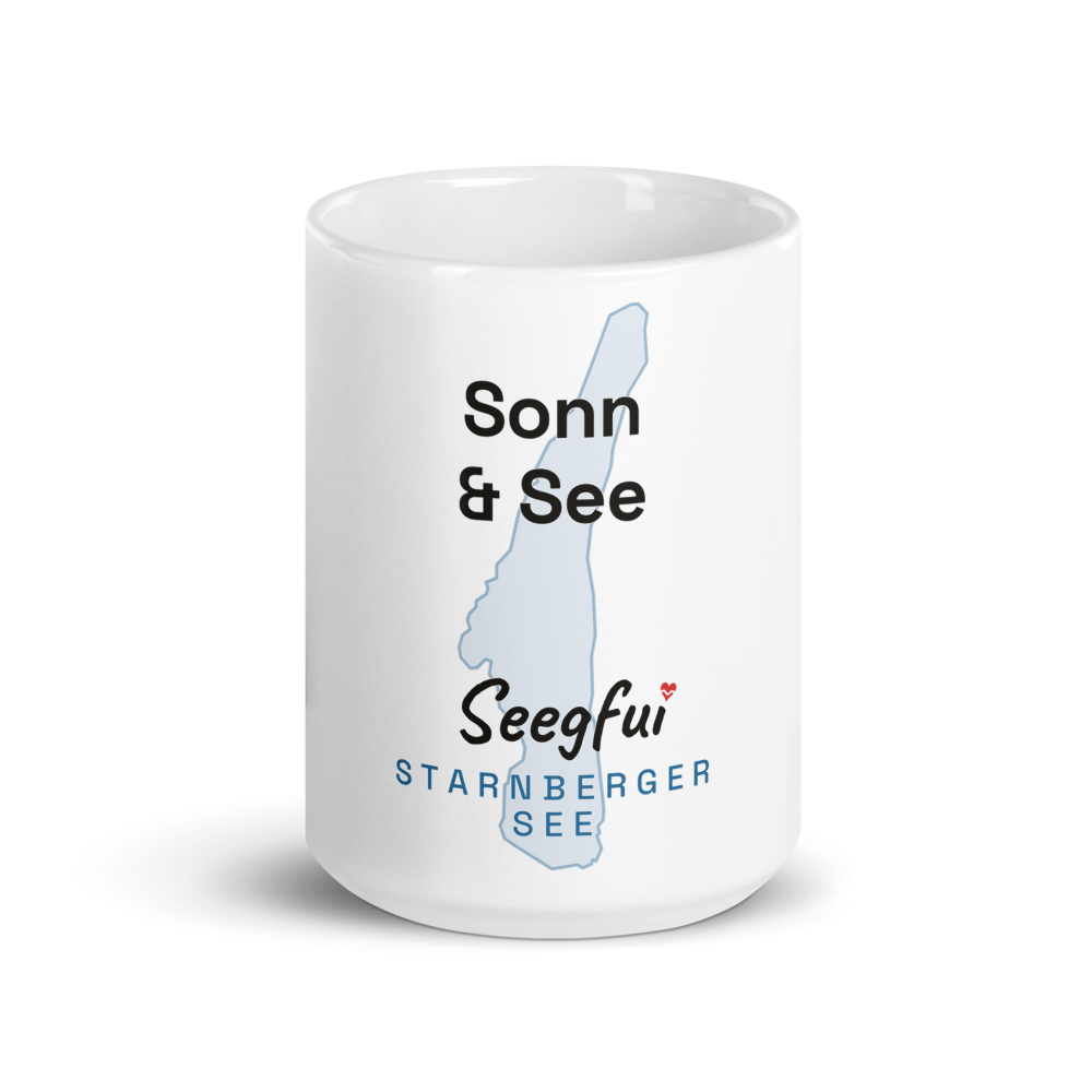 Spruch-Tasse Starnberger See – Sonn und See (Front)