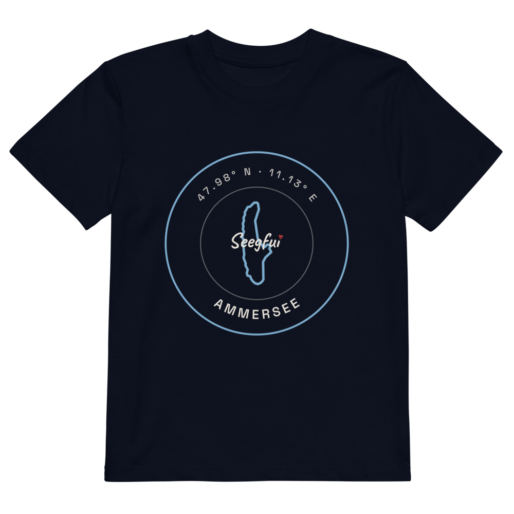 Ammersee – Mit Brief und Siegel (Kinder Premium T-Shirt – Bio-Baumwolle GOTS) – Seegfui