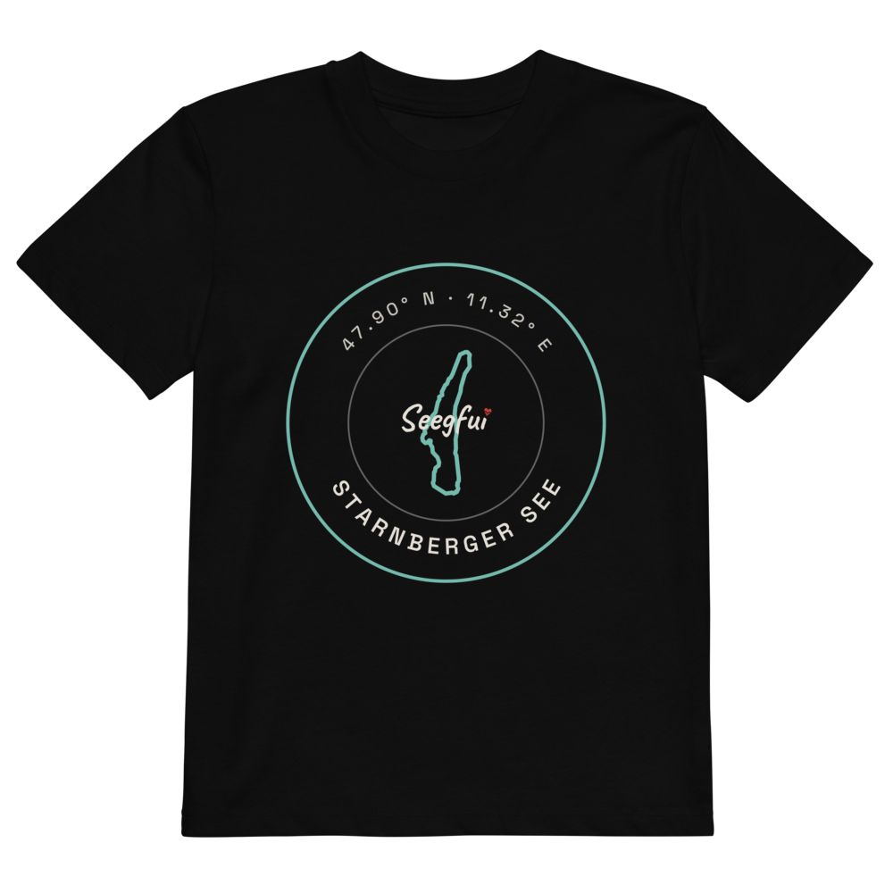 Starnberger See – Mit Brief und Siegel (Kinder Premium T-Shirt – Bio-Baumwolle GOTS) – Seegfui