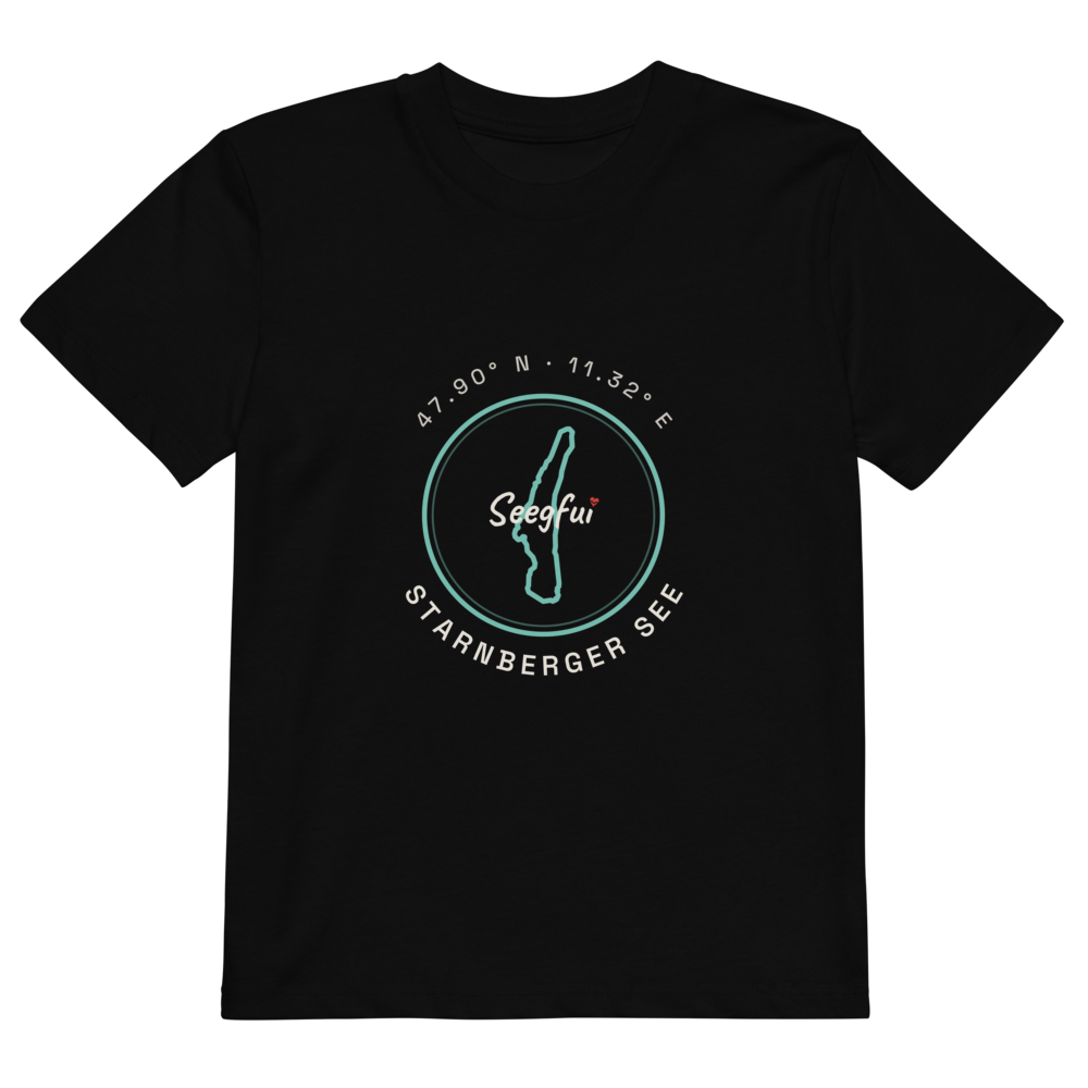Starnberger See – Seezeichen (Kinder Premium T-Shirt – Bio-Baumwolle GOTS) – Seegfui