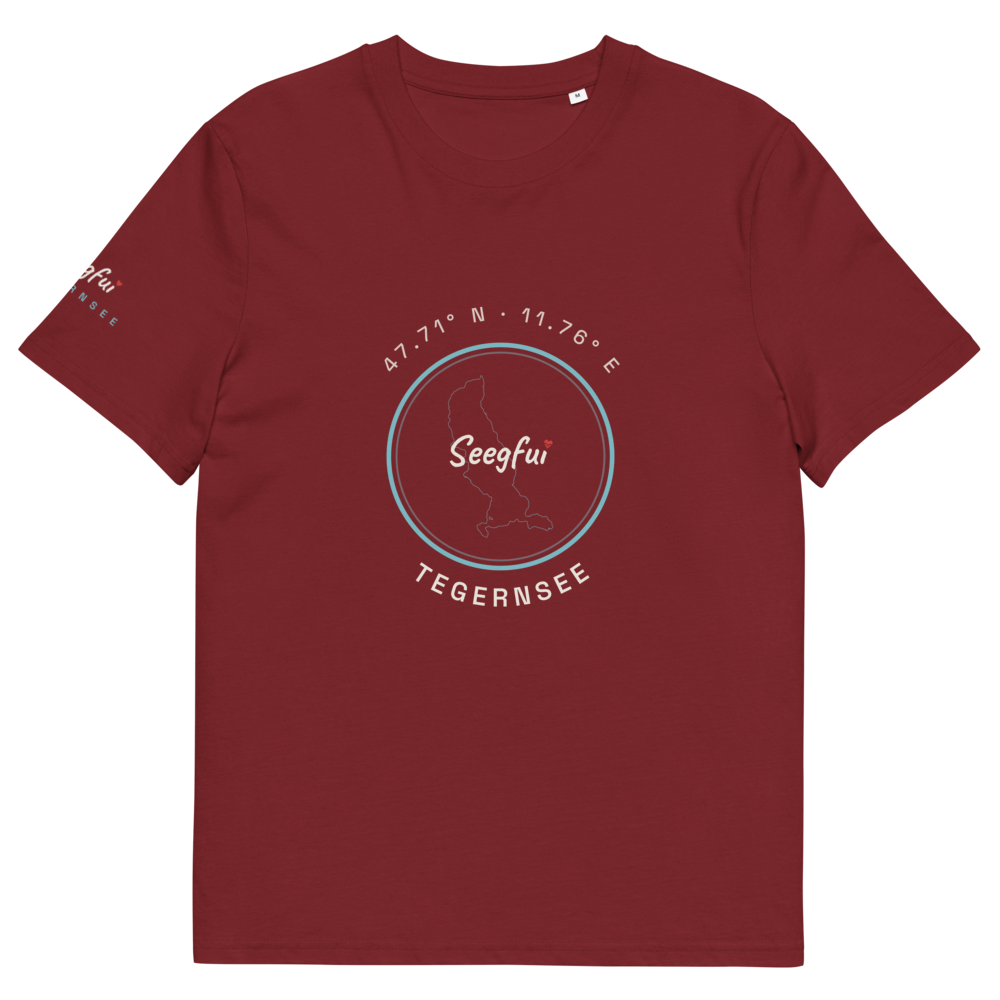 Tegernsee – Seezeichen – Unisex Organic T-Shirt