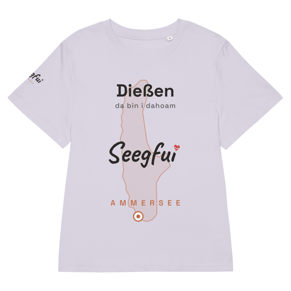 Dießen – da bin i dahoam (Ammersee) – Damen (tailliert) Organic T-Shirt