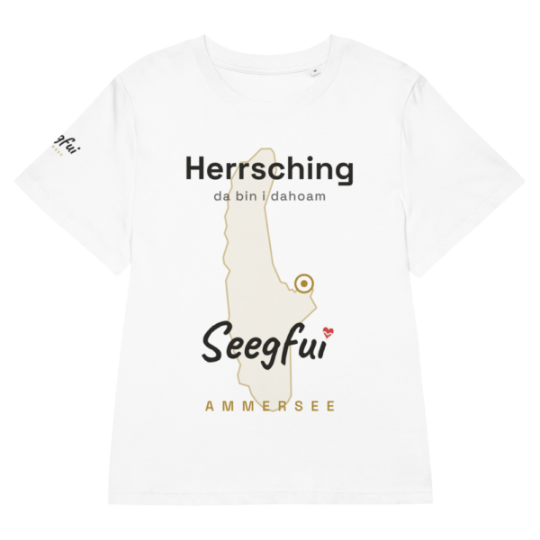 Herrsching – da bin i dahoam (Ammersee) – Damen (tailliert) Organic T-Shirt