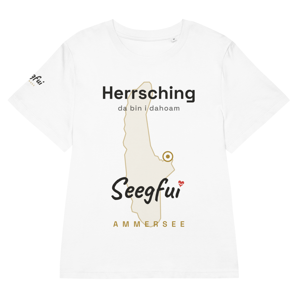 Herrsching – da bin i dahoam (Ammersee) – Damen (tailliert) Organic T-Shirt – Seegfui
