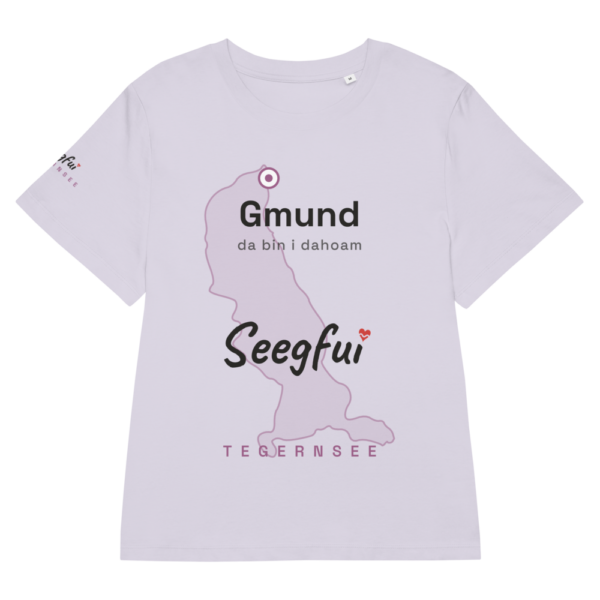 Gmund – da bin i dahoam (Tegernsee) – Damen (tailliert) Organic T-Shirt