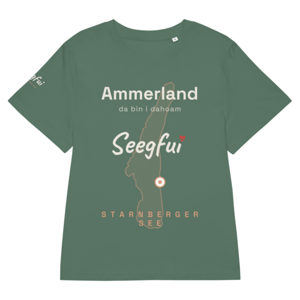 Ammerland – da bin i dahoam (Starnberger See) – Damen (tailliert) Organic T-Shirt