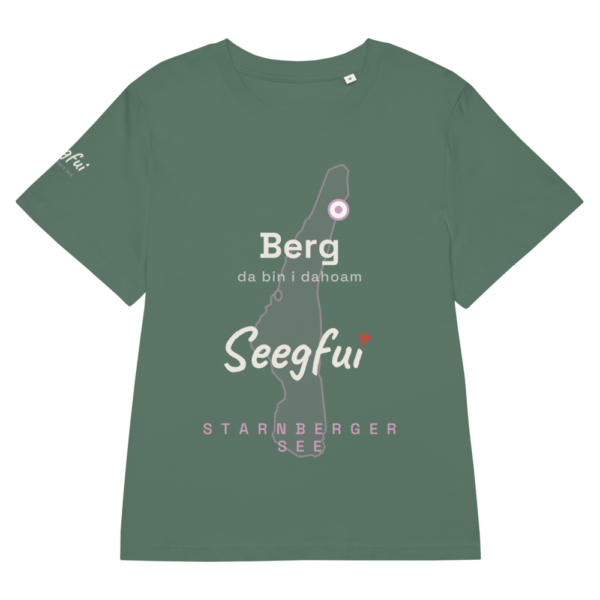 Berg – da bin i dahoam (Starnberger See) – Damen (tailliert) Organic T-Shirt