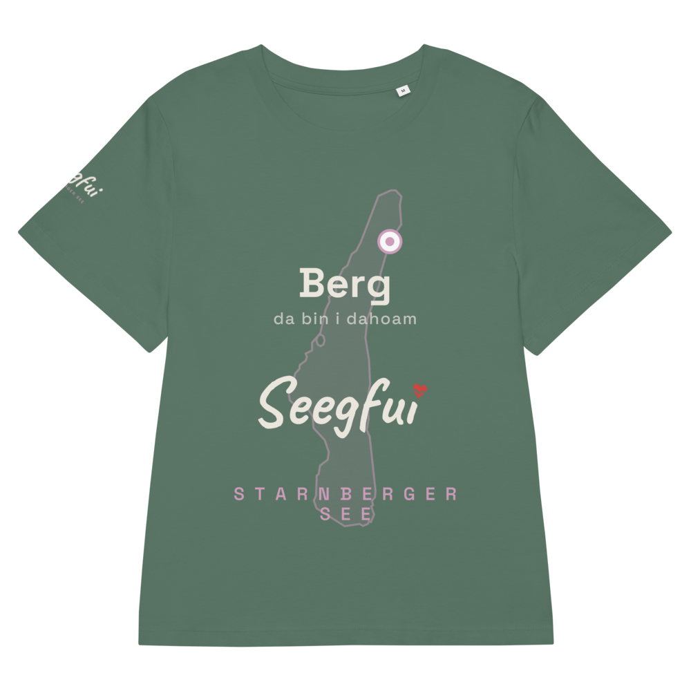 Berg – da bin i dahoam (Starnberger See) – Damen (tailliert) Organic T-Shirt