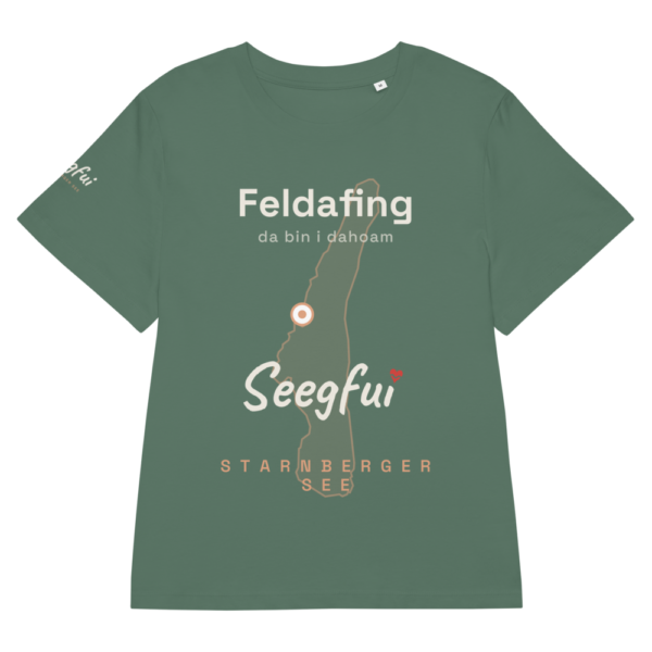 Feldafing – da bin i dahoam (Starnberger See) – Damen (tailliert) Organic T-Shirt