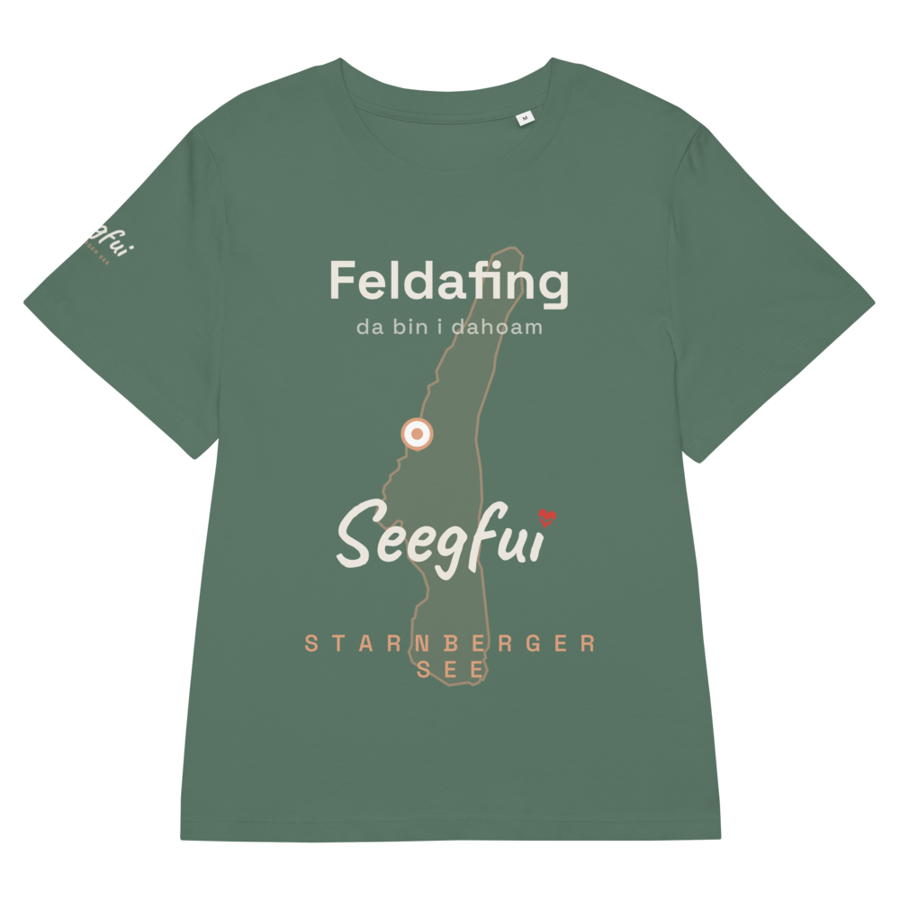Feldafing – da bin i dahoam (Starnberger See) – Damen (tailliert) Organic T-Shirt