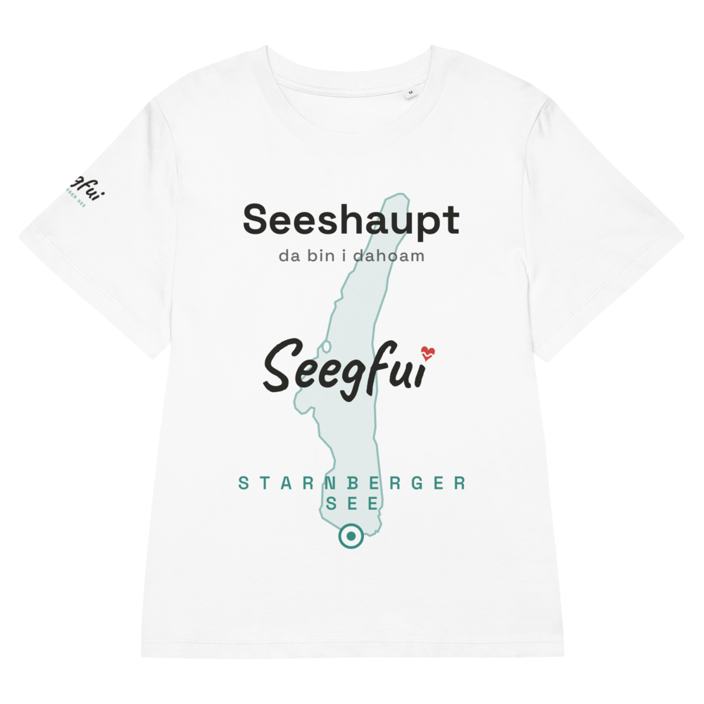 Seeshaupt – da bin i dahoam (Starnberger See) – Damen (tailliert) Organic T-Shirt