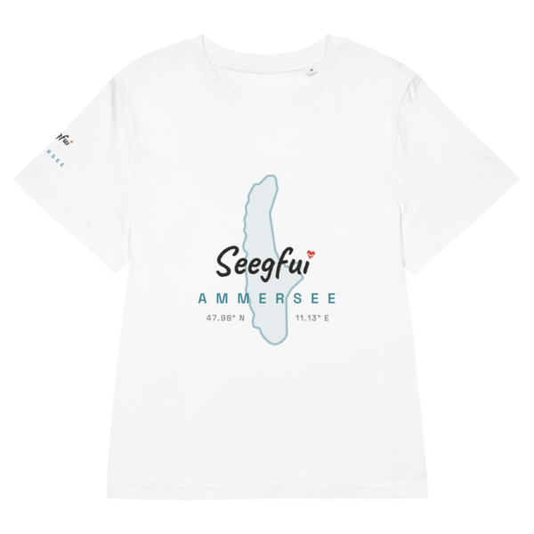 Ammersee – Koordinaten vom Glück – Damen (tailliert) Organic T-Shirt