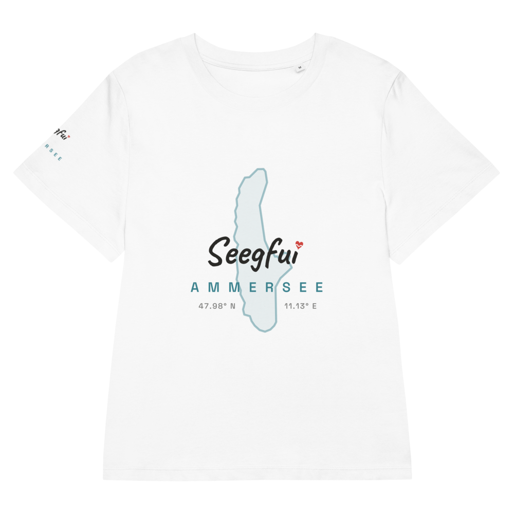 Ammersee – Koordinaten vom Glück – Damen (tailliert) Organic T-Shirt