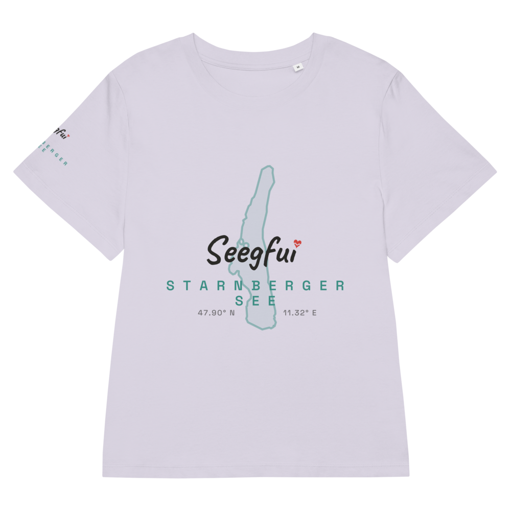 Starnberger See – Koordinaten vom Glück – Damen (tailliert) Organic T-Shirt