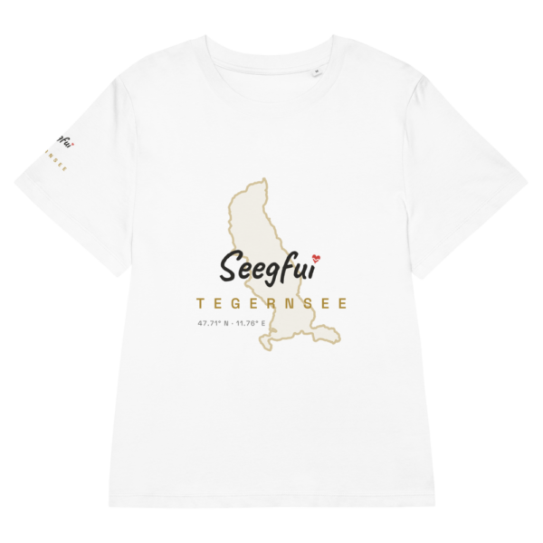 Tegernsee – Koordinaten vom Glück – Damen (tailliert) Organic T-Shirt