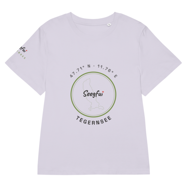 Tegernsee – Seezeichen – Damen (tailliert) Organic T-Shirt