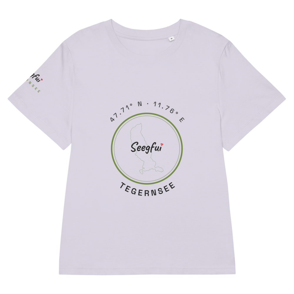 Tegernsee – Seezeichen – Damen (tailliert) Organic T-Shirt