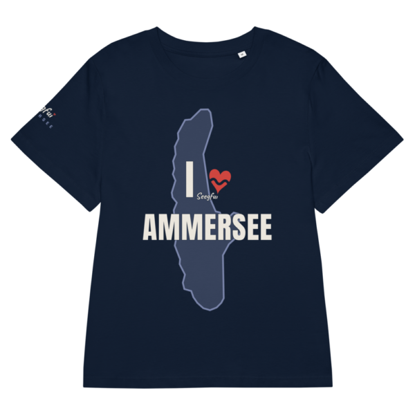 Love Ammersee – Damen (tailliert) Organic T-Shirt