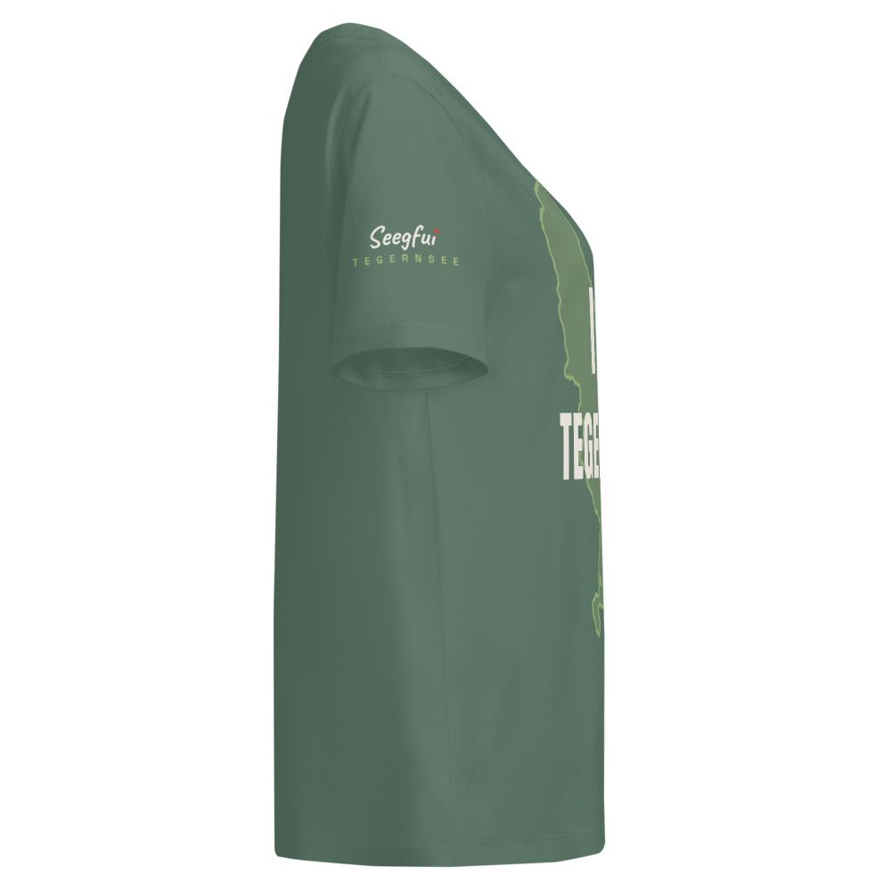Love Tegernsee – Damen (tailliert) Organic T-Shirt – Bild 2