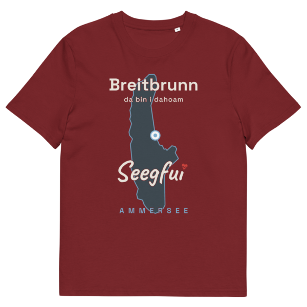 Breitbrunn – da bin i dahoam (Ammersee) – Unisex Organic T-Shirt