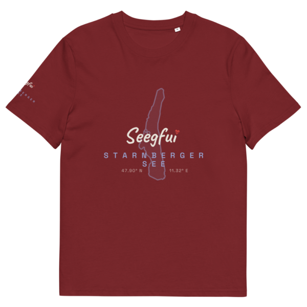 Starnberger See – Koordinaten vom Glück – Unisex Organic T-Shirt