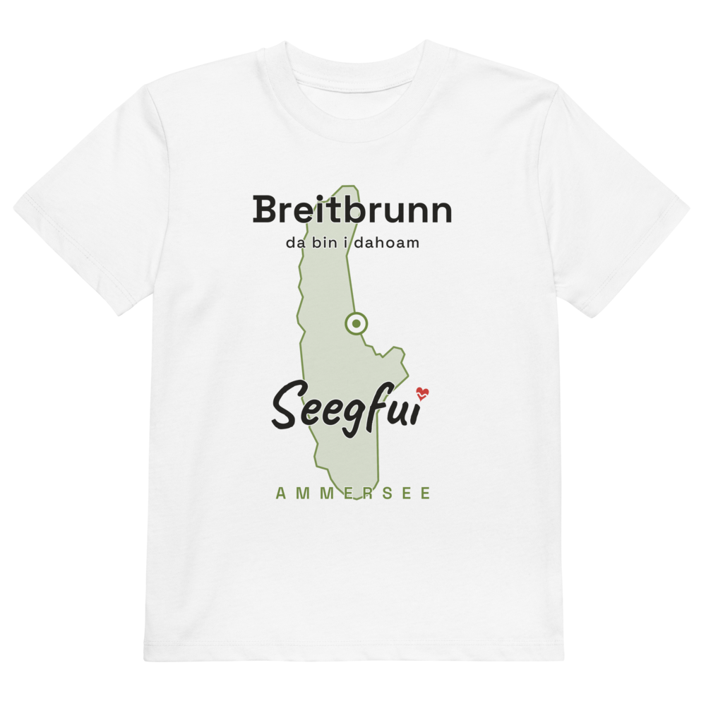 Breitbrunn – da bin i dahoam (Ammersee) – Kinder Organic T-Shirt