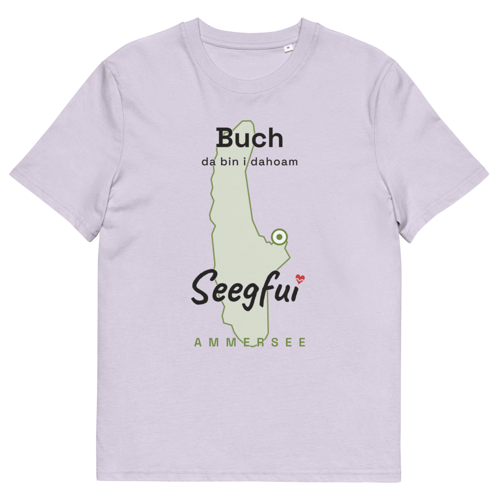 Buch – da bin i dahoam (Ammersee) – Unisex Organic T-Shirt