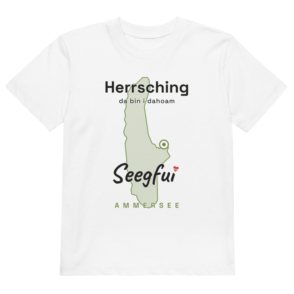 Herrsching – da bin i dahoam (Ammersee) – Kinder Organic T-Shirt