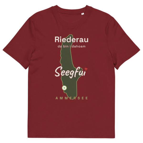 Riederau – da bin i dahoam (Ammersee) – Unisex Organic T-Shirt