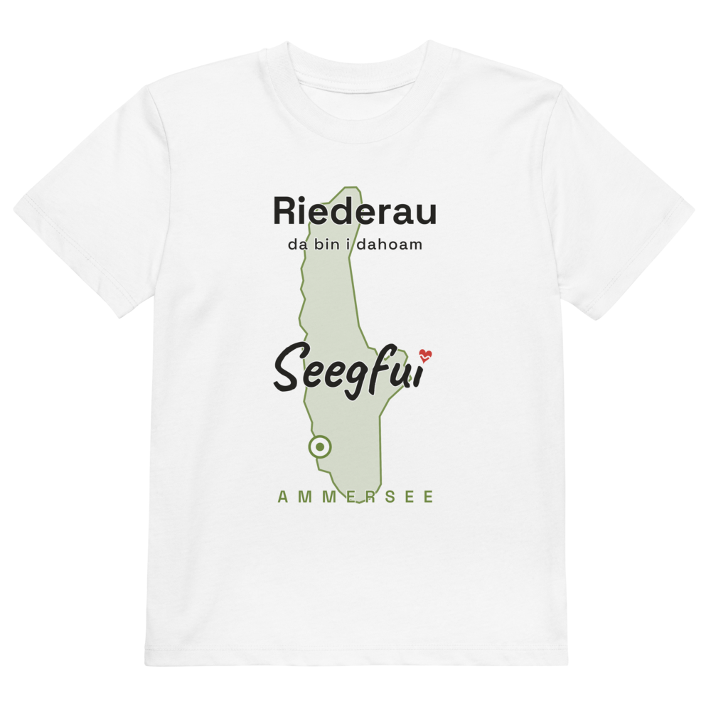 Riederau – da bin i dahoam (Ammersee) – Kinder Organic T-Shirt