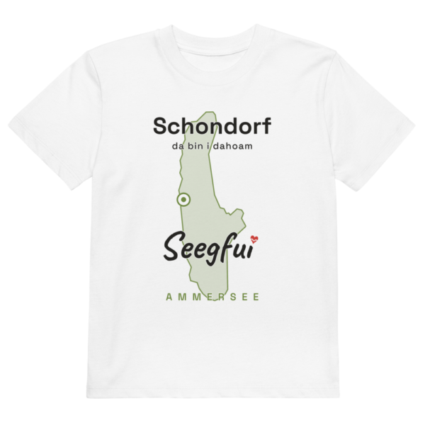 Schondorf – da bin i dahoam (Ammersee) – Kinder Organic T-Shirt