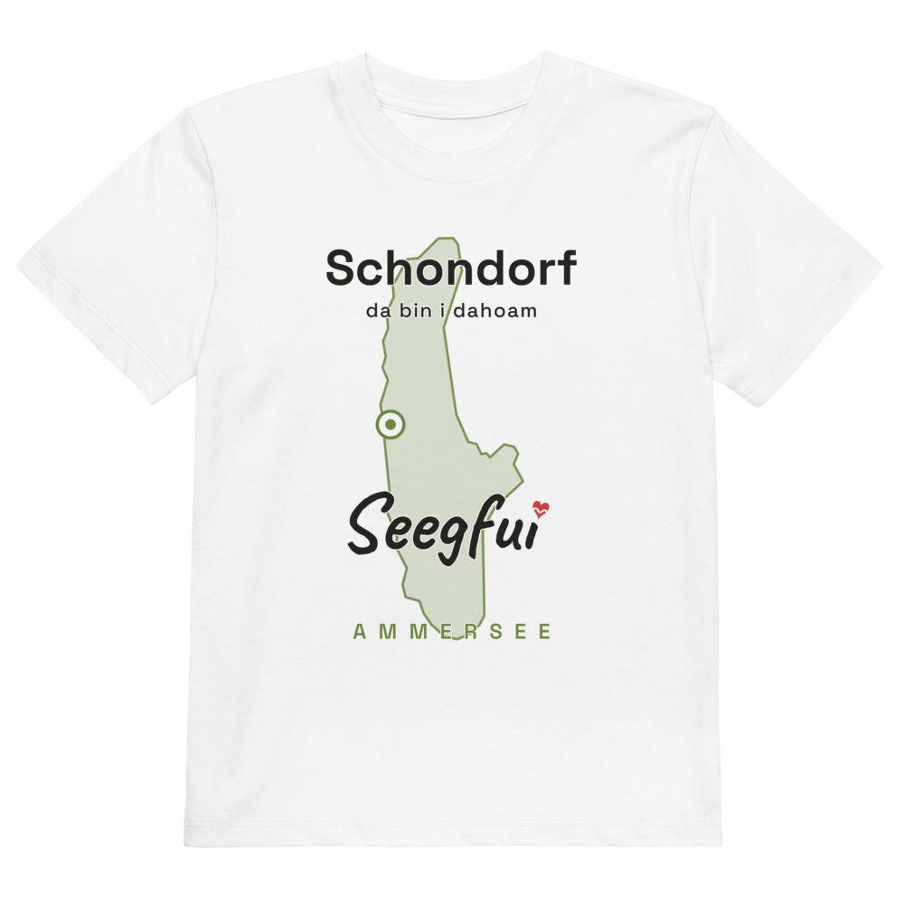 Schondorf – da bin i dahoam (Ammersee) – Kinder Organic T-Shirt