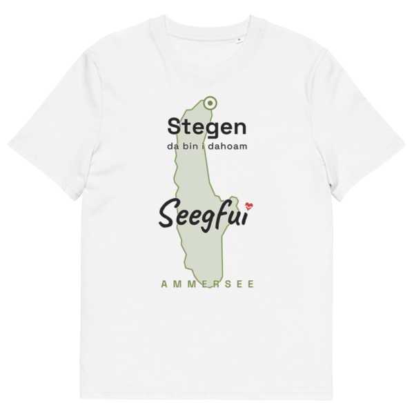 Stegen – da bin i dahoam (Ammersee) – Unisex Organic T-Shirt