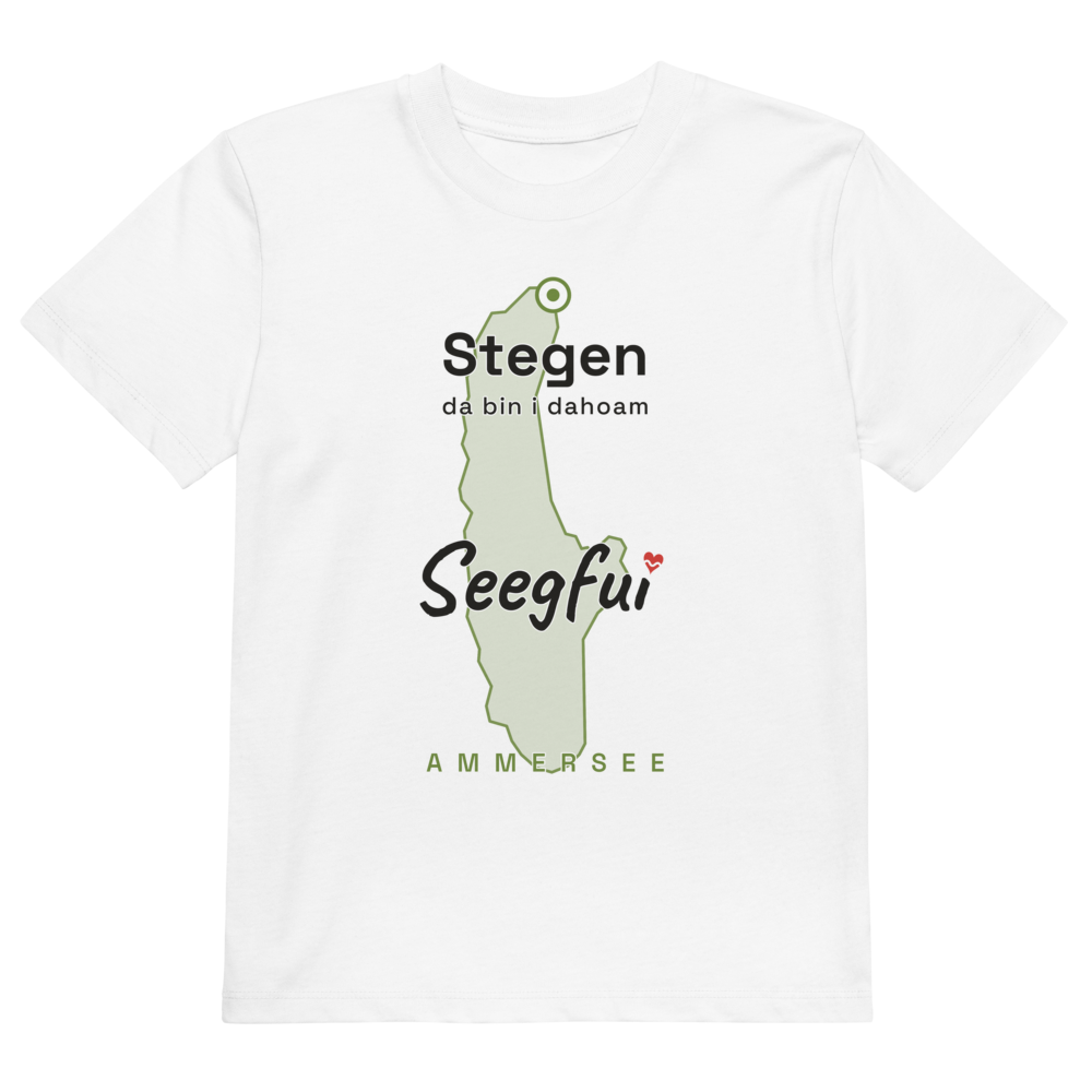 Stegen – da bin i dahoam (Ammersee) – Kinder Organic T-Shirt