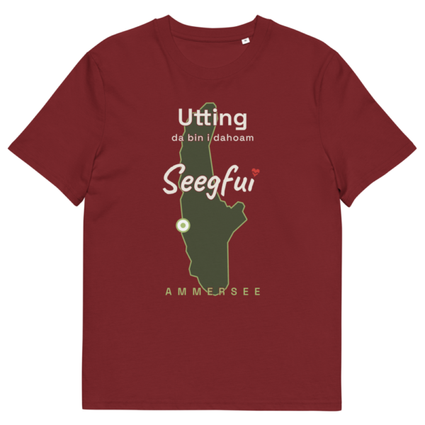 Utting – da bin i dahoam (Ammersee) – Unisex Organic T-Shirt