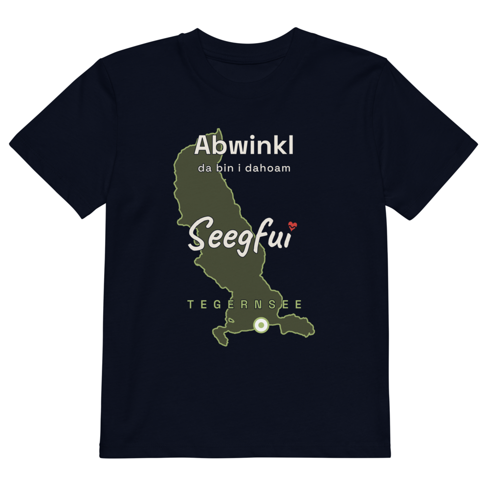 Abwinkl – da bin i dahoam (Tegernsee) – Kinder Organic T-Shirt