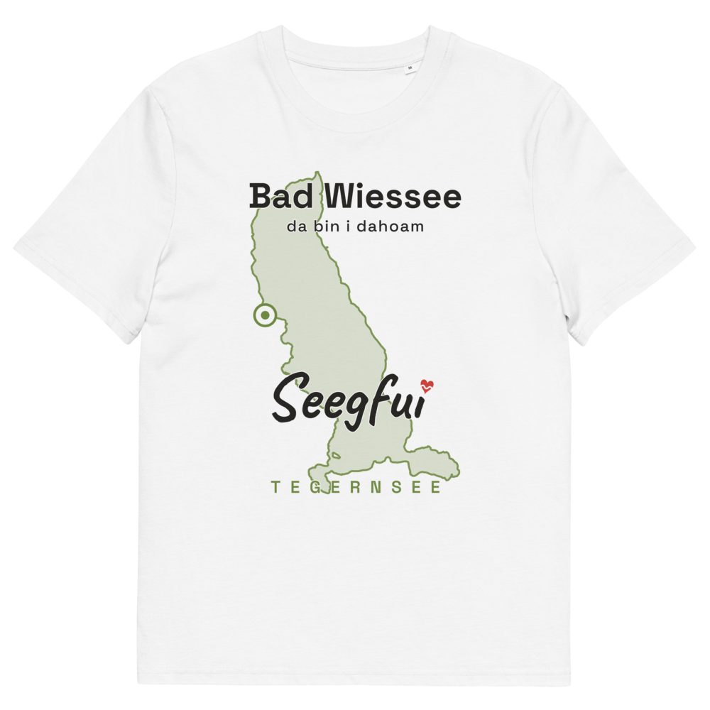 Bad Wiessee – da bin i dahoam (Tegernsee) – Unisex Organic T-Shirt