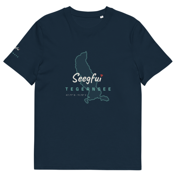 Tegernsee – Koordinaten vom Glück – Unisex Organic T-Shirt