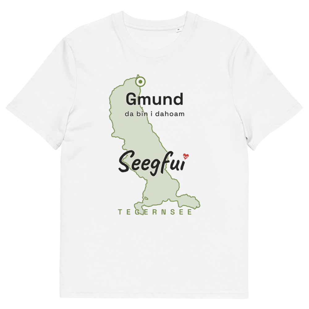 Gmund – da bin i dahoam (Tegernsee) – Unisex Organic T-Shirt