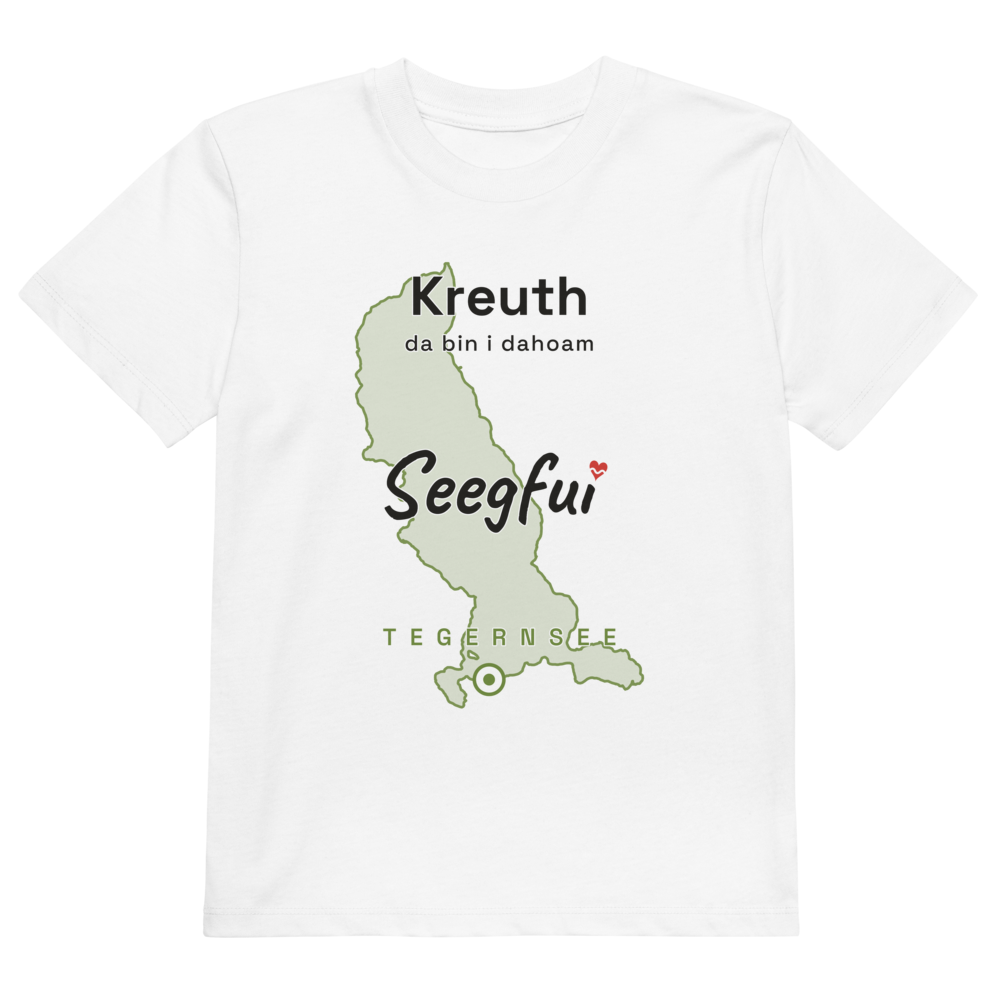 Kreuth – da bin i dahoam (Tegernsee) – Kinder Organic T-Shirt