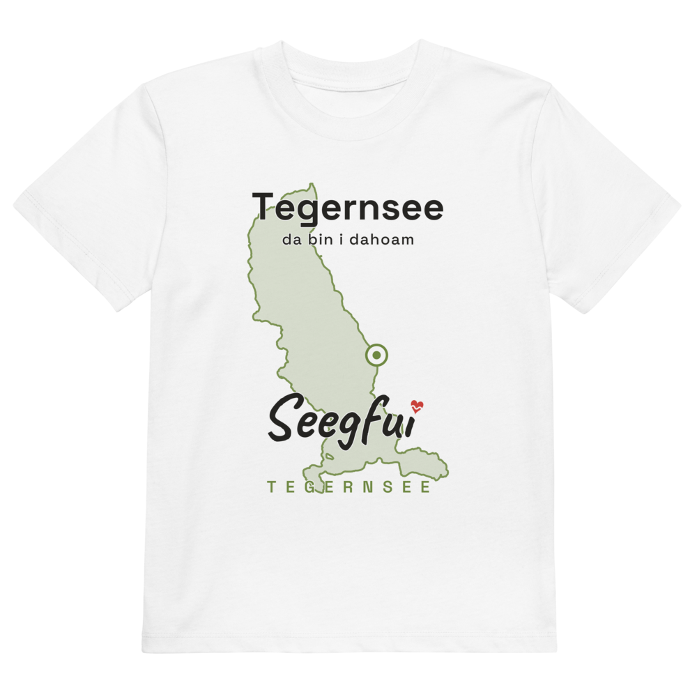 Tegernsee – da bin i dahoam (Tegernsee) – Kinder Organic T-Shirt