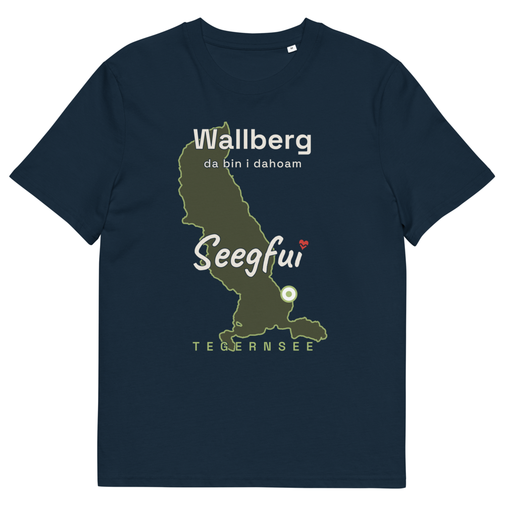 Wallberg – da bin i dahoam (Tegernsee) – Unisex Organic T-Shirt