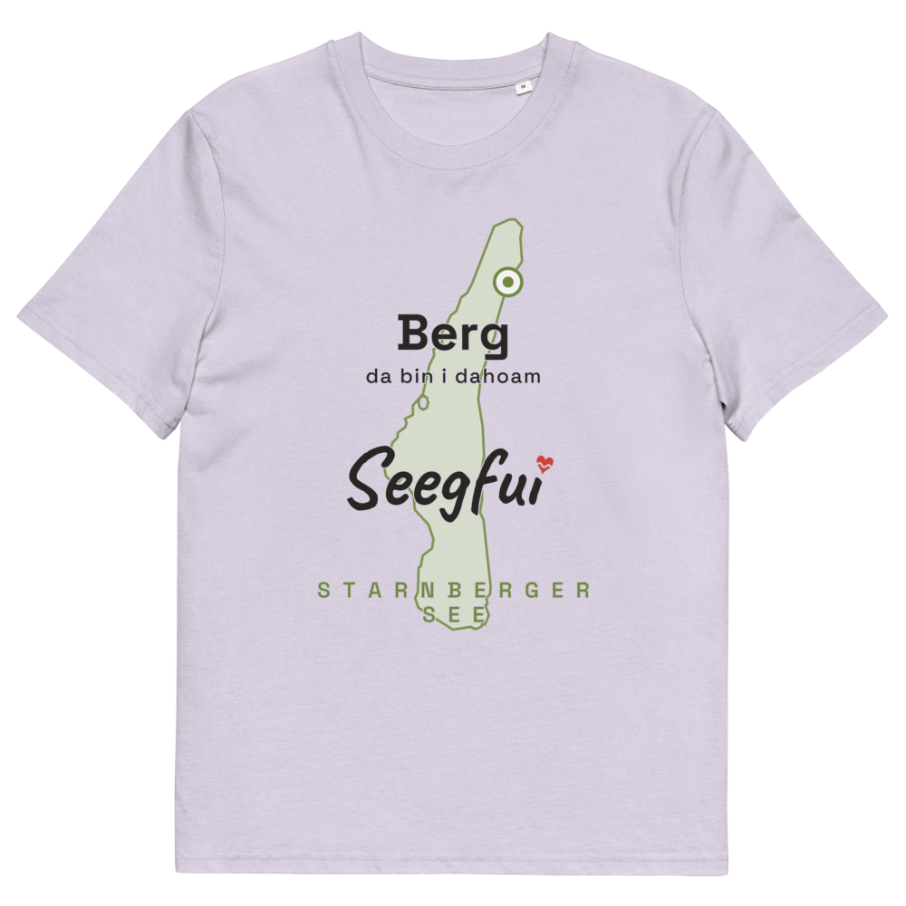 Berg – da bin i dahoam (Starnberger See) – Unisex Organic T-Shirt