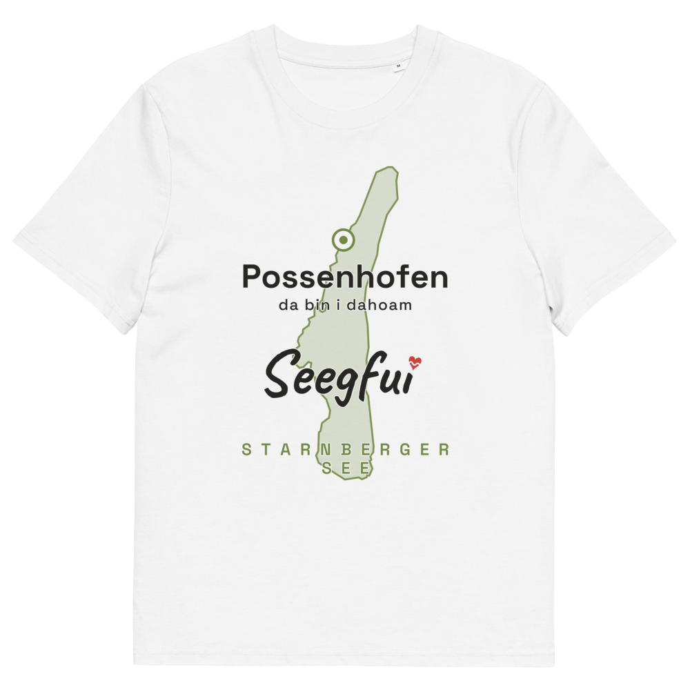 Possenhofen – da bin i dahoam (Starnberger See) – Unisex Organic T-Shirt