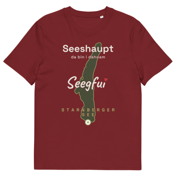 Seeshaupt – da bin i dahoam (Starnberger See) – Unisex Organic T-Shirt